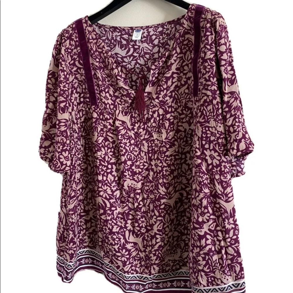 Old Navy Women's Top Large Short Sleeve Casual